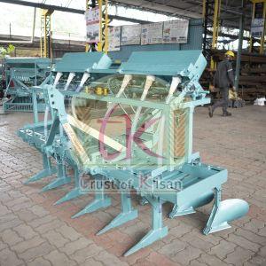 Automatic Mild Steel Maize Seed Drill Machine, Color : Sea Green