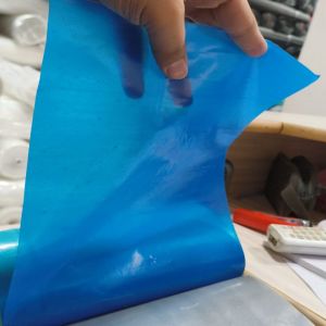 Plain Blue LDPE Tarpaulins Standard, Technics : Machine Made