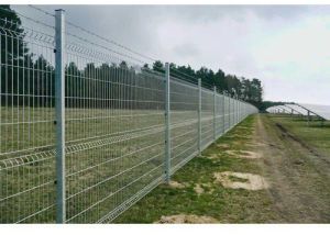 Iron Solar Fencing System, Color : Silver For Industrial