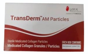 Transderm Sterile Medicated Collagen Particles