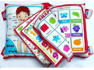 Cotton Baby Pillow Learning Book, Color : Multicolor Multisizes