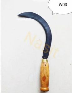 W03 Wooden Handle Garden Sickle