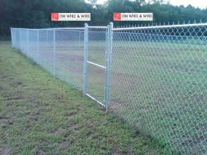 OM PVC Steel Chain Link Fencing Mesh, Weave Style : Twisted