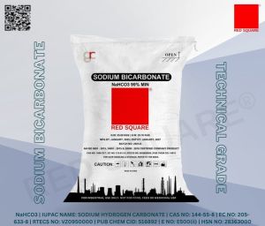 RED SQUARE Sodium Bicarbonate, Color : White