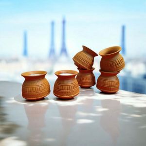 Set of 6 Handcrafted Dahi Cup