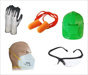 Plain Personal Protective Equipment, Color : Green, Grey, White