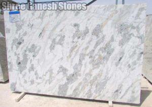 Rectangular Granite Bush Hammered Carrara White Marble, For Hotel, Restaurant, Pattern : Plain