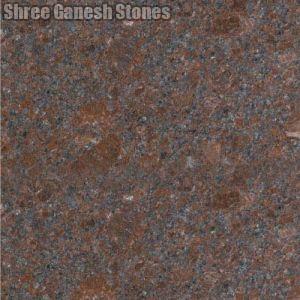 Bush Hammered Coffee Brown Granite Slabs, For Countertop, Flooring, Hardscaping, Size : Multisizes