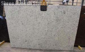 Bush Hammered Colonial White Granite Slabs, Size : Multisizes