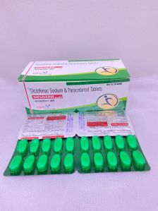 Diclozine Forte Diclofenac Sodium & Paracetamol Tablets