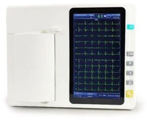 Nareena Lifesciences 6 Channel ECG Machine, Color : White