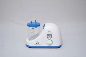 Blue and White Electric Suction Machine