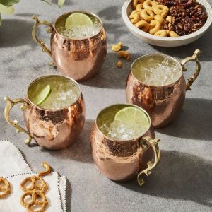 Polished Copper Mule Mug Modern