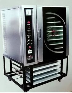 Semi Automatic Electric Convection Oven 10 Trays, Color : Grey