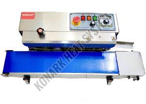 Semi Automatic Electric Polished Stainless Steel Band Sealer Machine, Phase : Single Phase, Packaging Type : Pouche