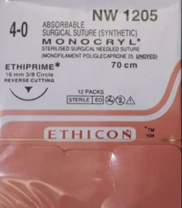 Ethicon Monocryl NW1205 Surgical Suture