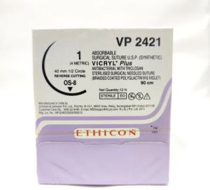 Ethicon Polyglactin Vicryl Plus VP2421 Surgical Suture