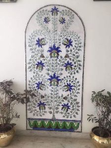 Thikri Glass Decorative Panel