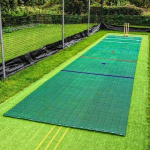 Coir Cricket Matting, Color : Green/ Natural