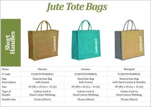 Plain Jute Bottle Bags Standard, Technics : Machine Made