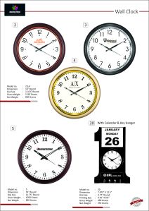 Polished Wall Clocks Standard, Display Type : Analog