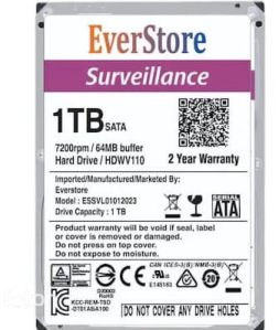 Metal Everstore 1tb Surveillance Internal Hard Drive, Color : All