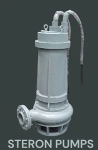 Automatic Heavy Duty Submersible Sewage Pumps, Color : Gray