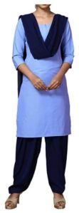 Plain Cotton Girls College Uniform All Size