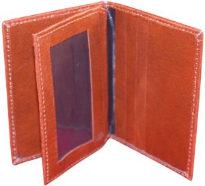 Leather ATM Card Holder, Color : Red, Packaging Type : Plastic Box