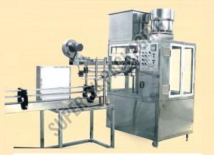 Polished Stainless Steel 24 BPM Mineral Water Filling Machine