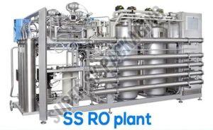 4000 LPH Stainless Steel Ultraviolet RO Plant