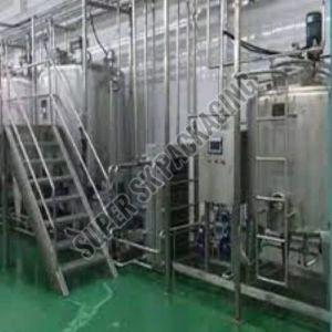 Automatic Electric Mild Steel Apple Juice Plant Machine