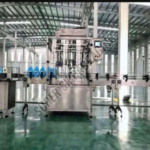 Fully Automatic 4 Head Liquid Filling Machine