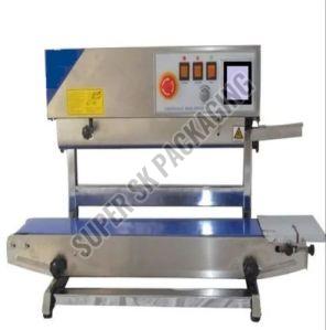 Automatic Electric Polished Mild Steel Continuous Band Sealer Machine