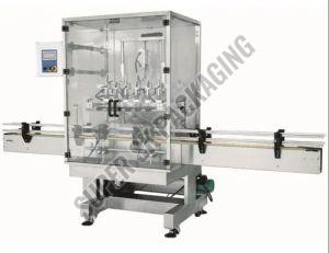 Semi Automatic Four Head Liquid Filling Machine