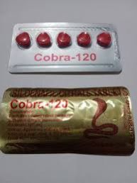 Cobra 120mg Tablets, Composition : Sildenafil