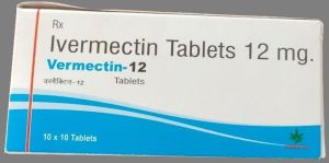 Ivermectin 12mg Tablets, Packaging Size : 1X10