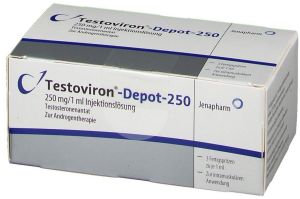 Testoviron Depot 250mg Injection, Form : Liquid