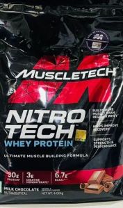 4kg Muscletech Nitrotech Whey Protein, Form : Powder