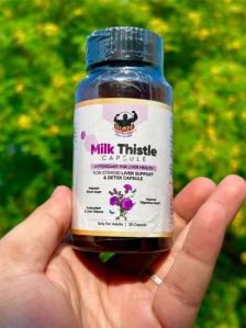 Milk Thistle Capsules, Packaging Type : Bottle for Pharmaceuticals