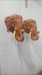 Plain Polished Rosewood Elephant Statues, Color : Brown Antique