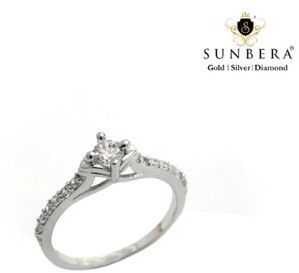 Womens Light Weight Silver Ring