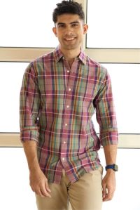 Madras Checks Mens Cotton Shirt