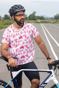 Unisex Printed Cycling t- Shirt, Color : Multicolor All Size