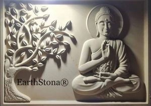 Buddha Stone Wall Mural