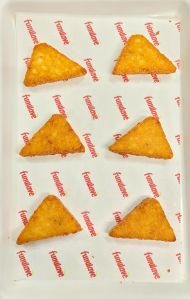 Triangle Hash Brown with Onion