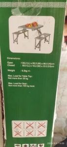 Aluminium Picnic Table Folding Seater