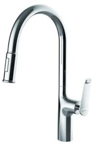 AGL Bathware &AMP;ndash; Flavia Series &AMP;ndash; Single Lever Pull-Out Sink Mixer 302220CP
