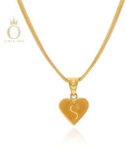 Adorable S Ladies Gold Pendant