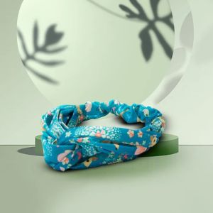 Blue Deer Printed Turban For Women